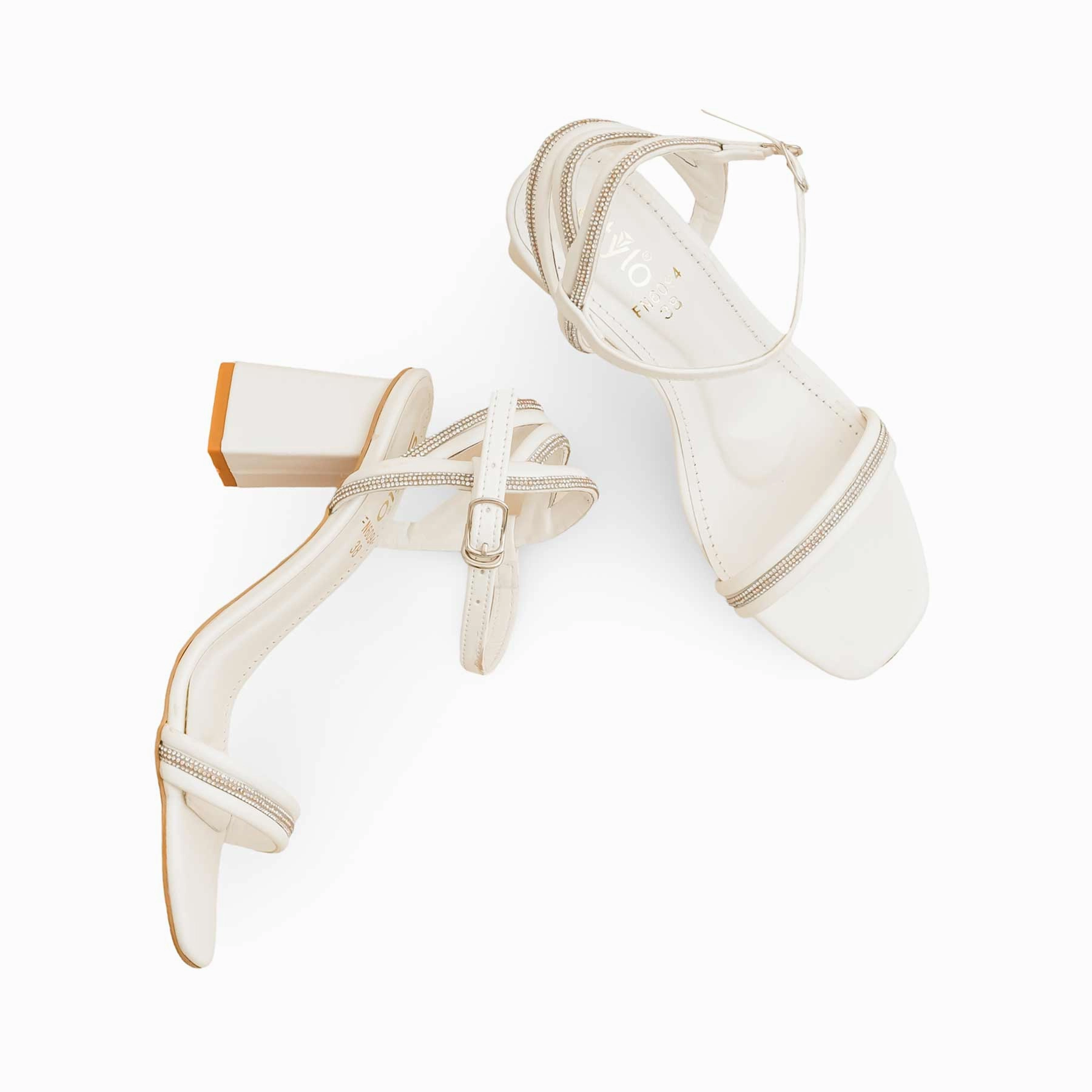 Kurt Geiger Sandals White Fancy Sandal For Women FN6094