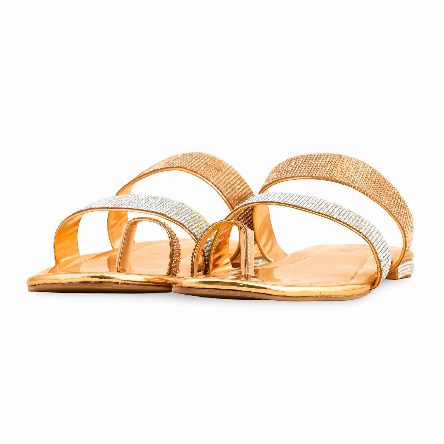 Girls Closed Toe Sandals Peach Fancy Chappal For Women FN0798