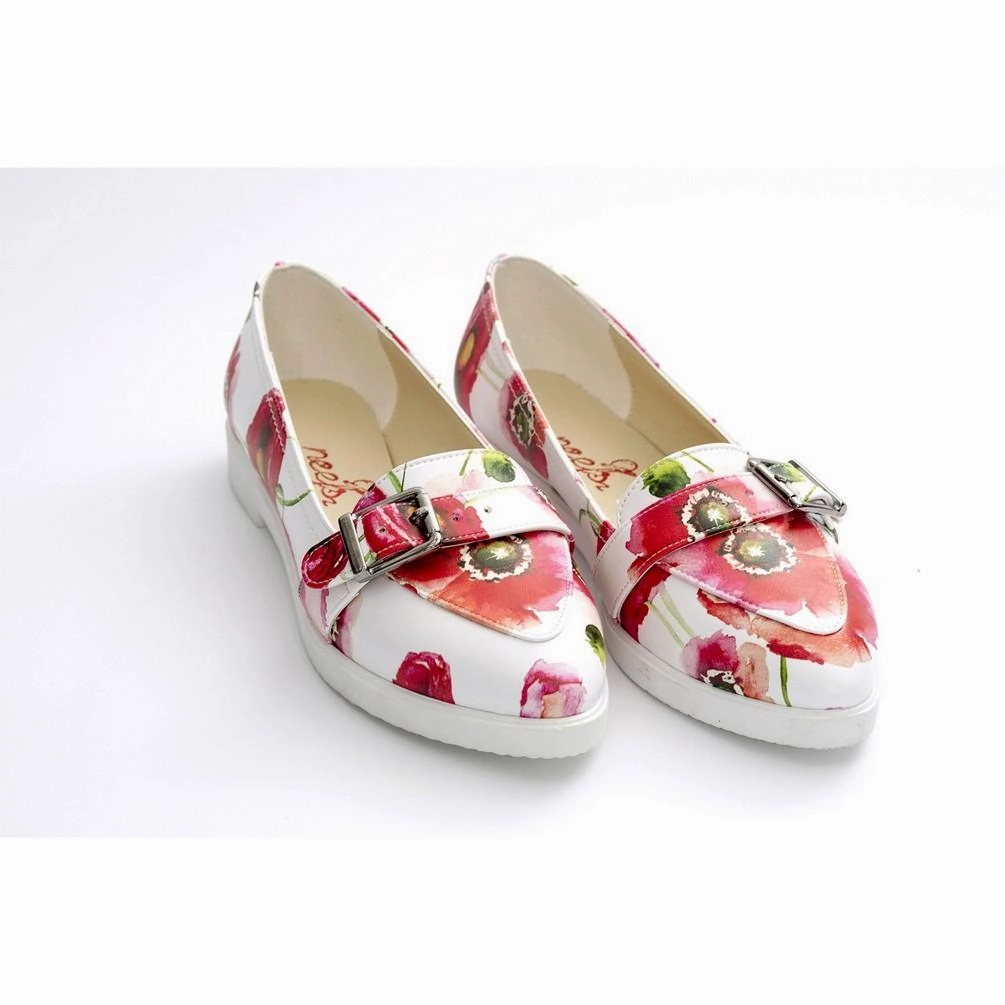 Flowers Sneaker Shoes NTS411 Block Heel High