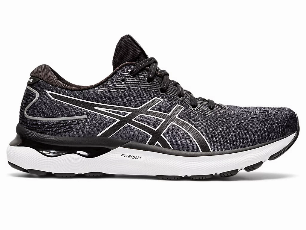 Asics Roadhawk Ff 2 Running Shoes ASICS Men's NOVABLAST 3 LE (Black/White)