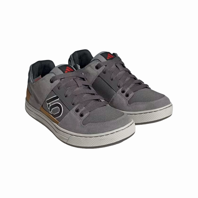 Five Ten Freerider Flat Pedal Shoe - Gray Five-Gray One-Bronze Strata Best Casual Shoes Flat Feet