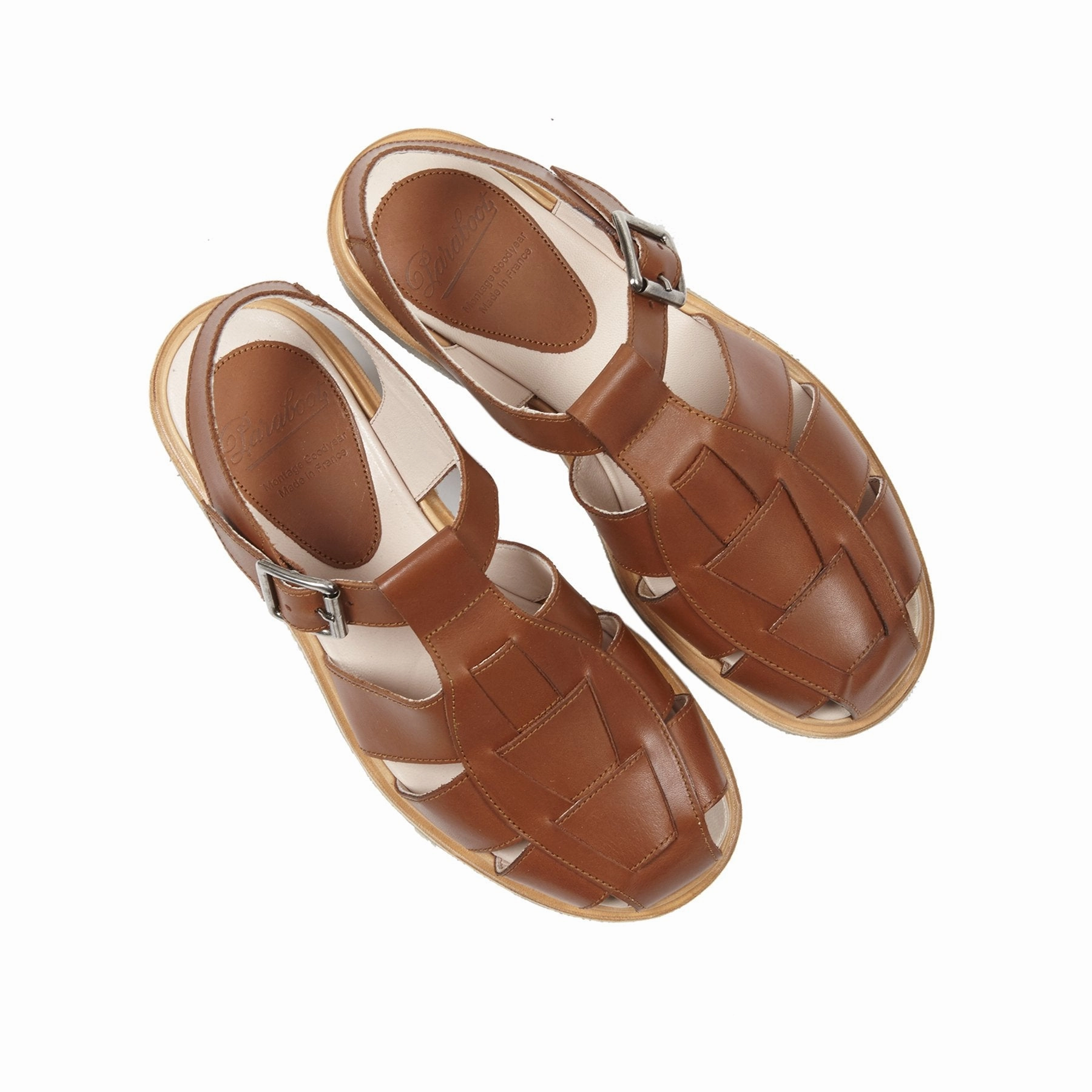 On Sale Walking Paraboot Women's Iberis Sandals in Miel Gold