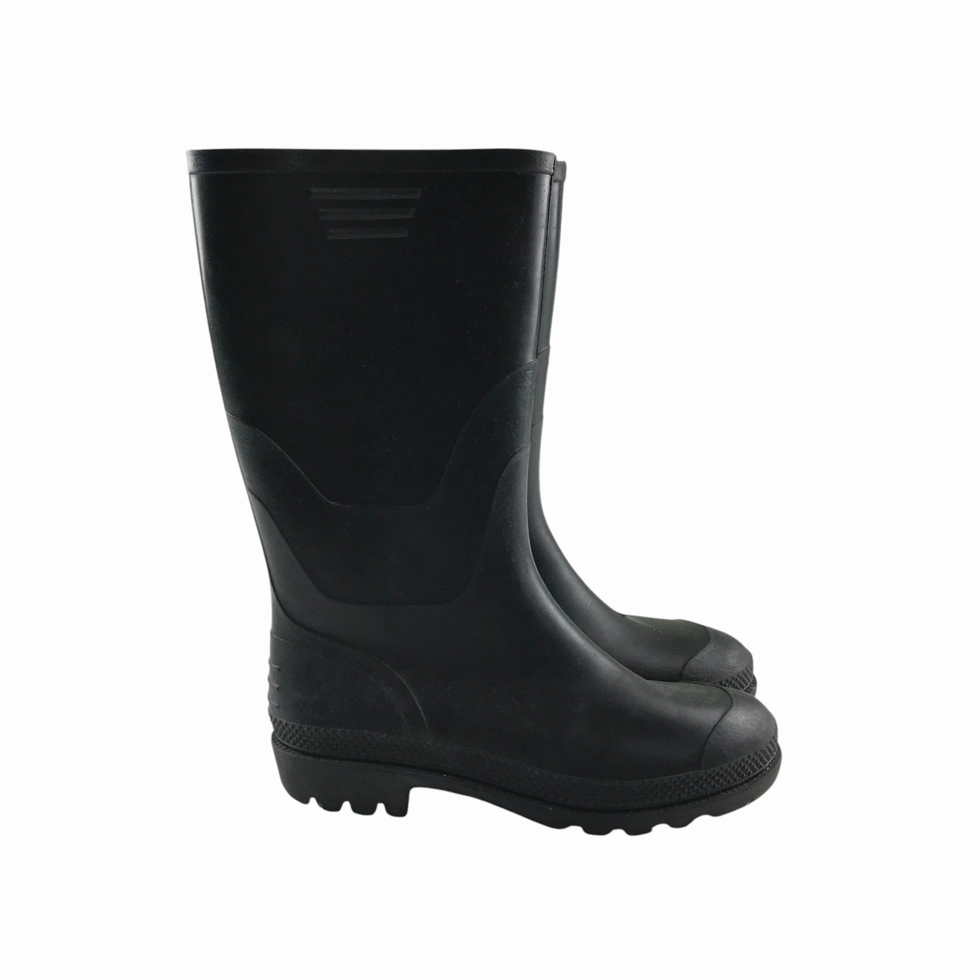 Gray Timberland Boots Wellie boots shoe size 5 plain black calf height