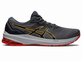 ASICS Men's GT-1000 11 EXTRA WIDE (Sheet Rock/Black) Asics Velcro Wrestling Shoes