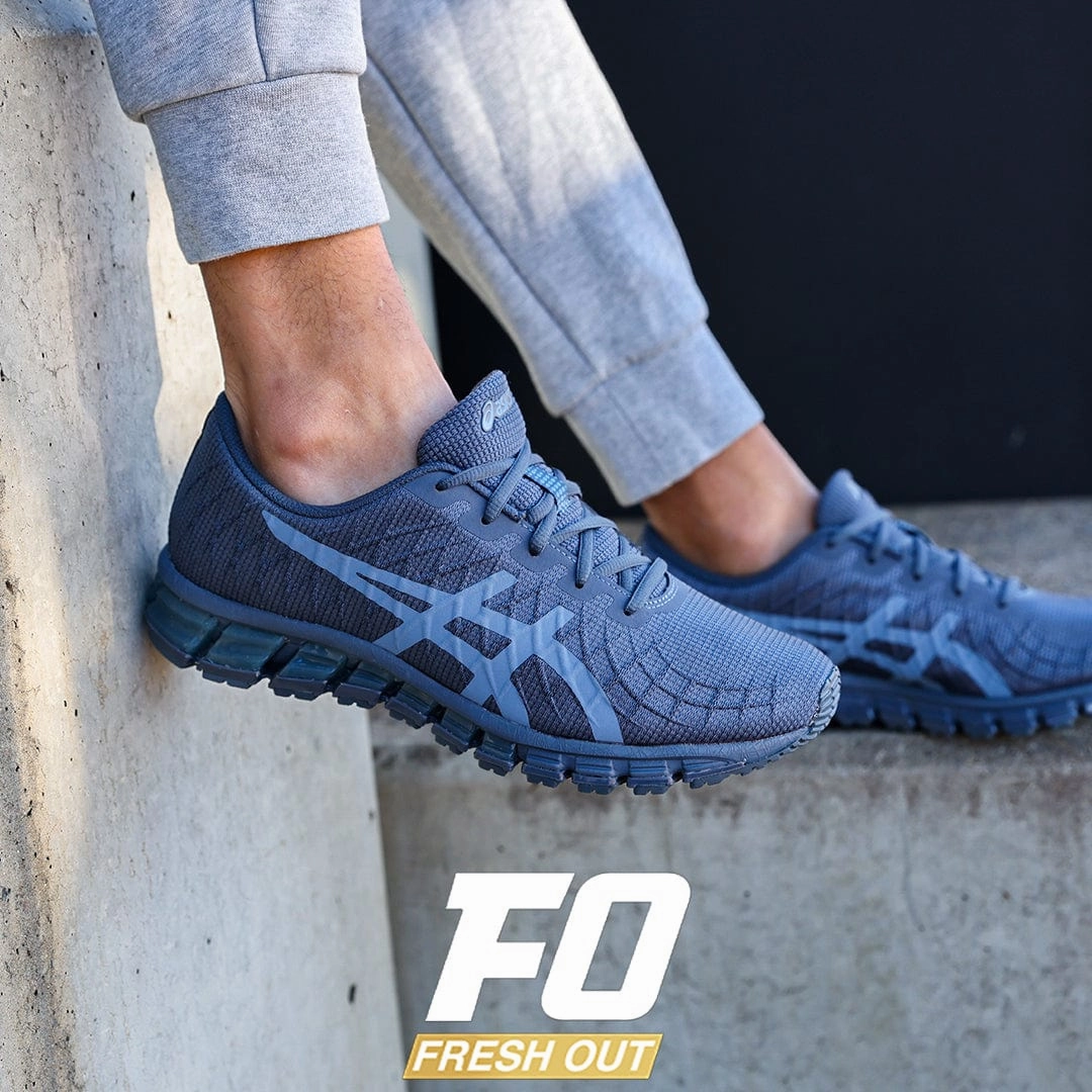 Asics Shoes Company Origin Men's Asics Gel-Quantum 180 4 'Tarmac/Steel Blue'