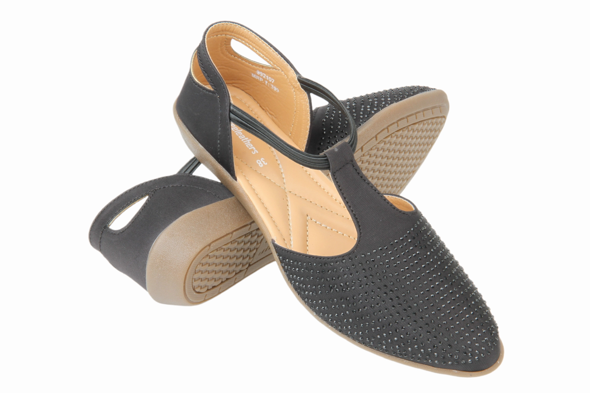 Leopard Print Flat Pointed Shoes Ladies Flat sandal 992107