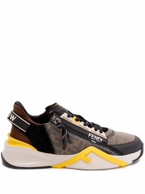 Best Cheap Casual Shoes FENDI Lycra and Leather Slip-On Sneaker for Men