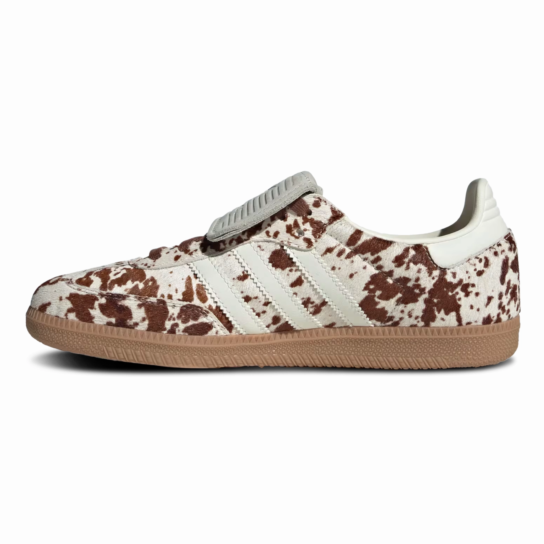 Leddy Boots Adidas Women's Samba Long Tongue Cow Print/Off White/Lucid Pink/Gum