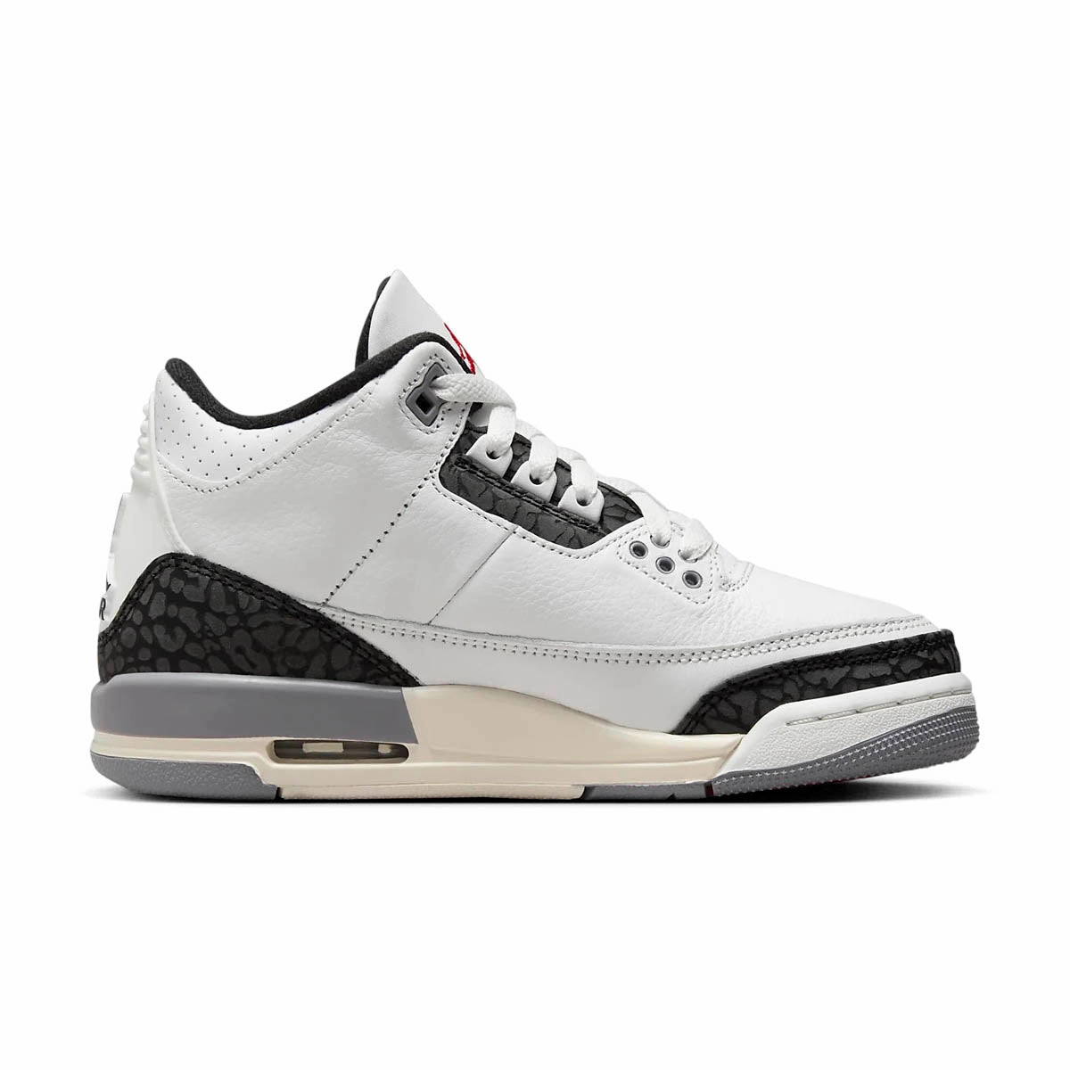 The Walking Company Air Jordan 3 Retro 'Cement Grey' Big Kids' Shoes