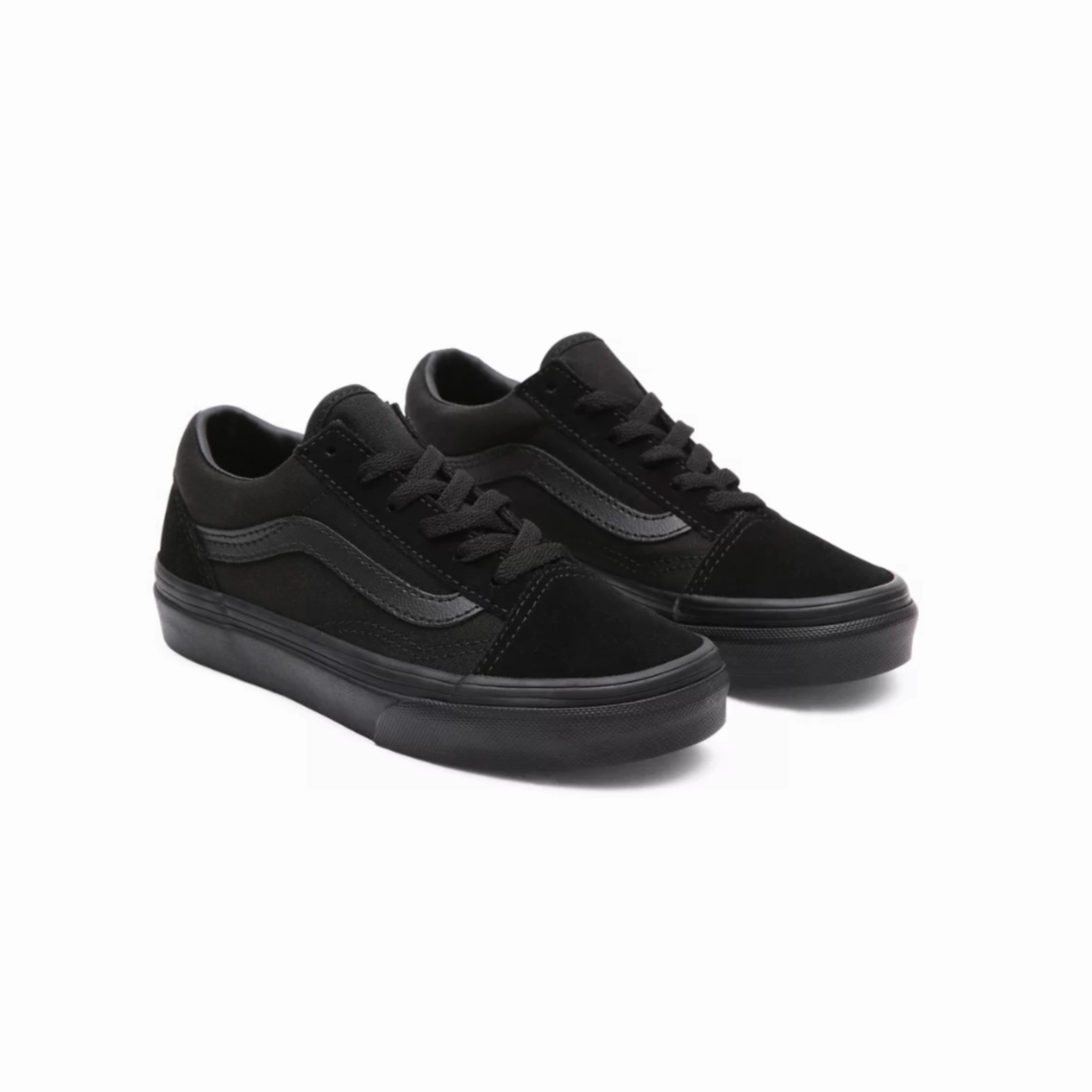 Vans Kids Old Skool Shoes - Black / Black Comfy Skate