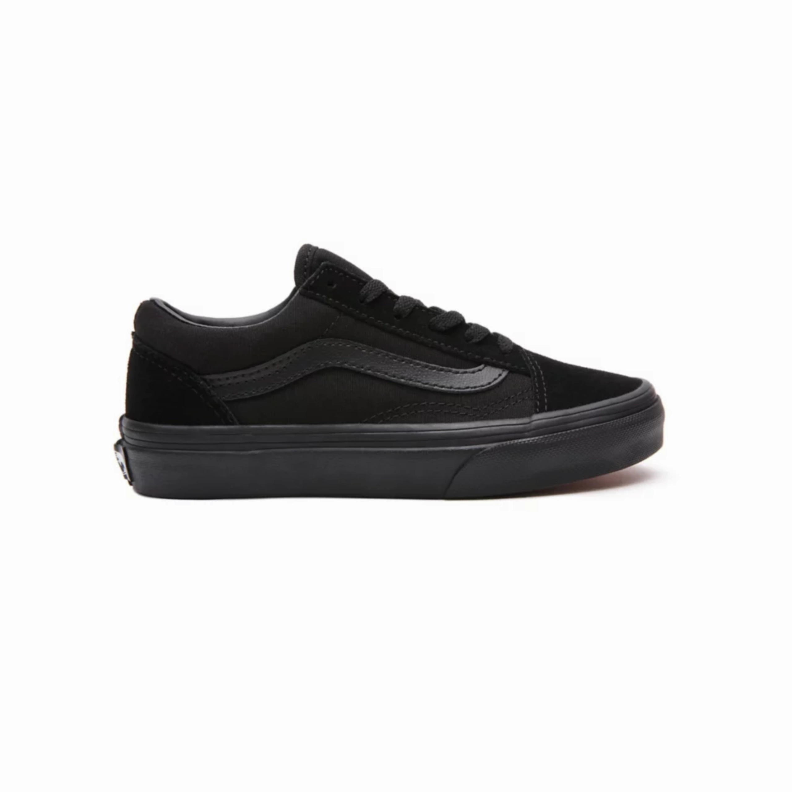 Skate Half Cab Mono Shoe Vans Kids Old Skool Shoes - Black / Black