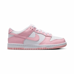 2000s Classic Skate Nike Dunk Low 'White Medium Soft Pink' Big Kids' Shoes