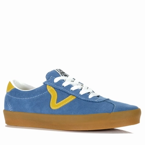 Vans Sport Low Blue/Yellow Theory Skate Shoes