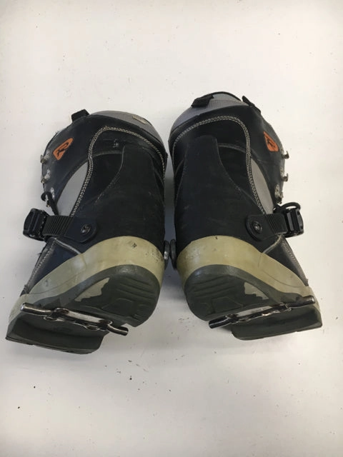 Ankle Boots That Lace Up Used Rossignol Emery Hawk Black/Grey Mens Size 8 Step-in Snowboard Boots