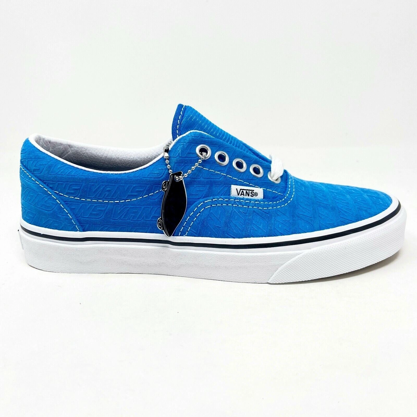 Ankle Support Vans Era (Vans Emboss) Blue True White Womens Casual Shoes Sneakers