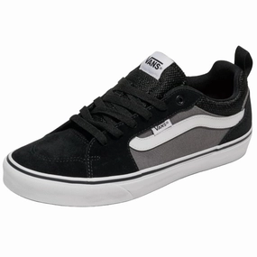 Leather Casual Shoes Uk Vans Men's Filmore Low-Top Skate Sneakers  Black/Pewter