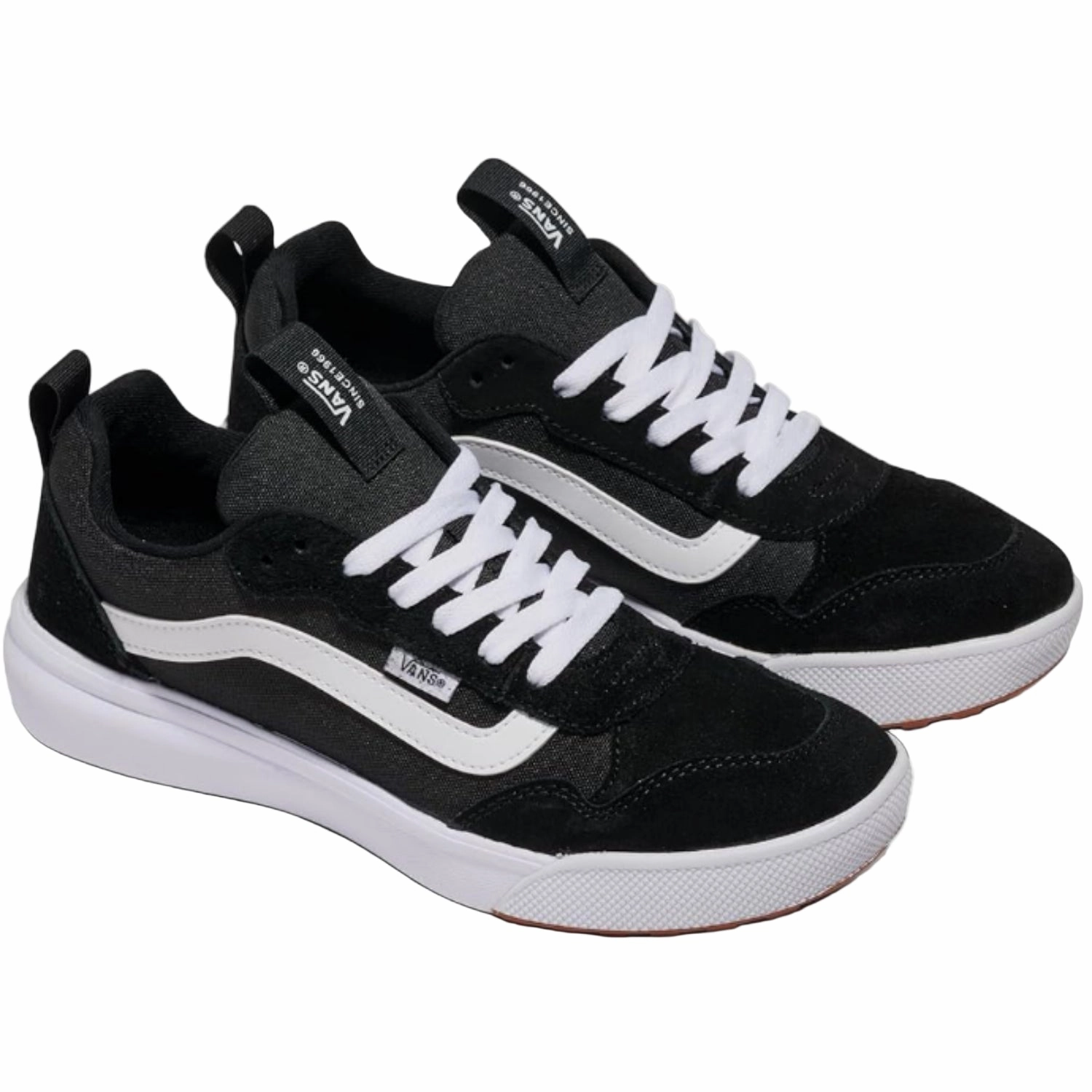 Vans Men's Ranger EXP Low-Top Sneaker, Black/White Ariat Casual Shoes