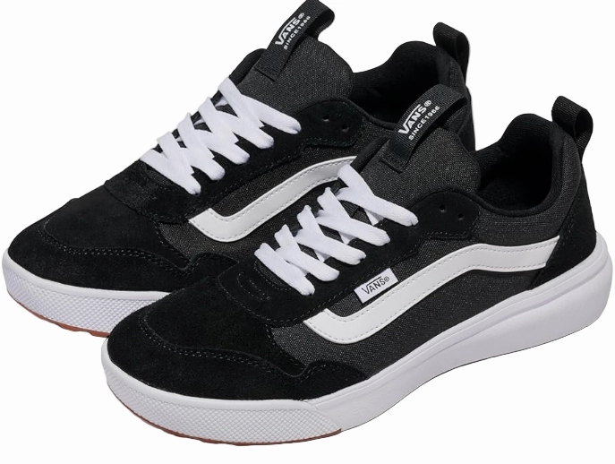 Vans Men's Ranger EXP Low-Top Sneaker, Black/White Casual Shoes Sole