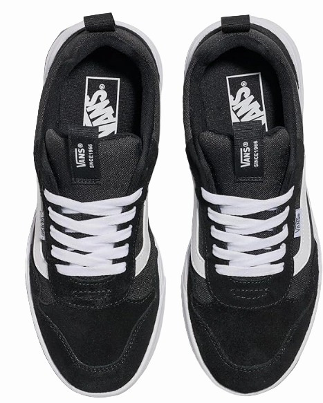 Vans Men's Ranger EXP Low-Top Sneaker, Black/White Best Shoes For Dress And Casual