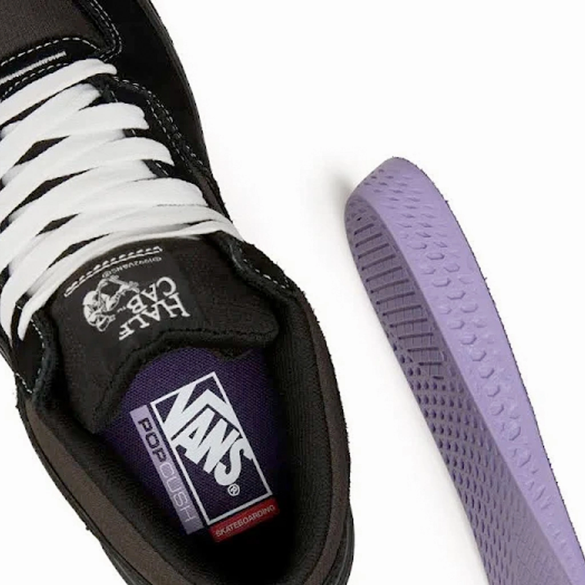 Lakai Bristol Vans Skate Half Cab Waffle Cup Black / Asphalt