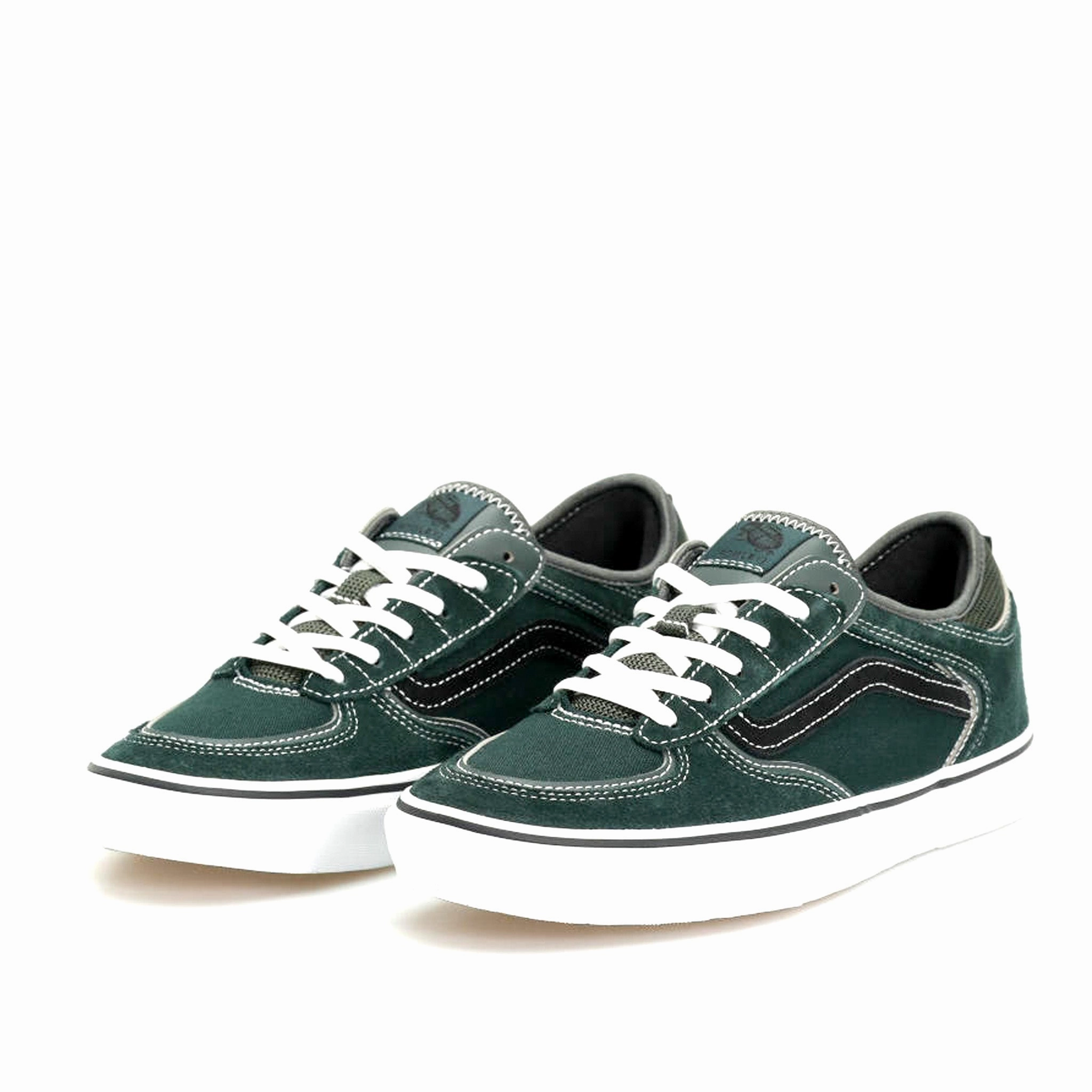 Circa Vulc Skate Shoes Vans Skate Rowley Shoes Dark Forest