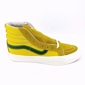 Vans Vault OG Sk8 Hi LX (Suede Canvas) Green Sulphur Mens Casual Shoes Jack And Jones Casual Shoes