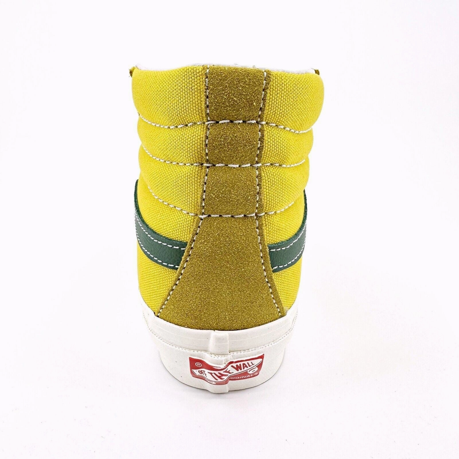 Vans Vault OG Sk8 Hi LX (Suede Canvas) Green Sulphur Mens Casual Shoes Casual Shoes Near Me