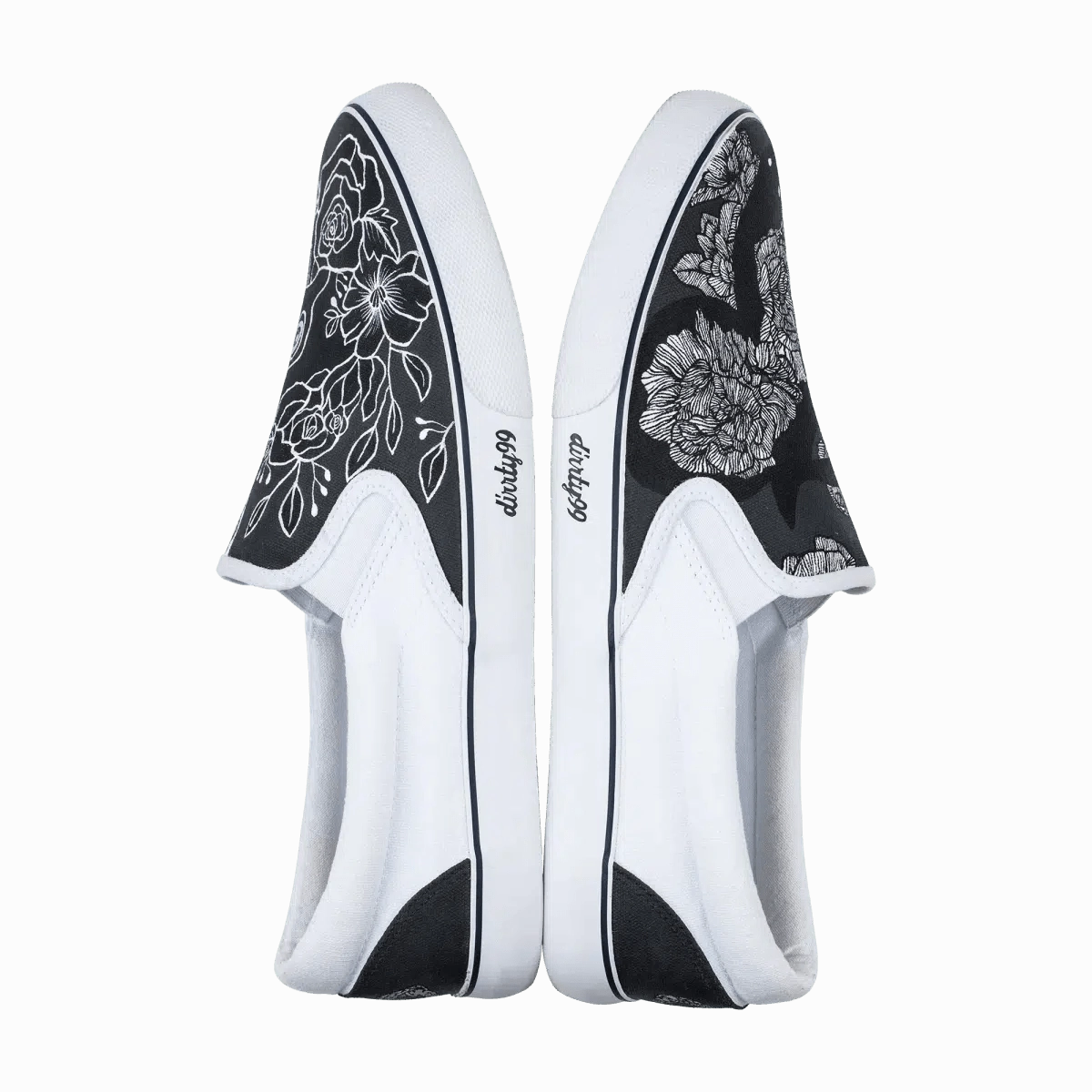 Suede Slip On Shoes Vans X Tattoo Design Sneakers