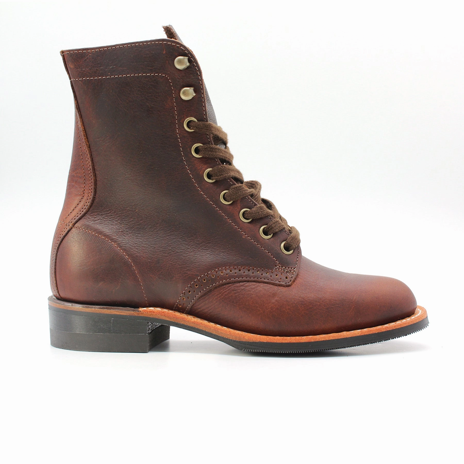 W.M Moorby Women 6 Inch Service Boot (2903) Pecan Where To Buy Boots Near Me