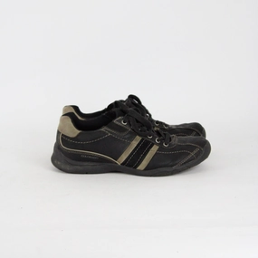 For Flat Feet Walk A Mile In My Colorado Black Leather Walking Shoes