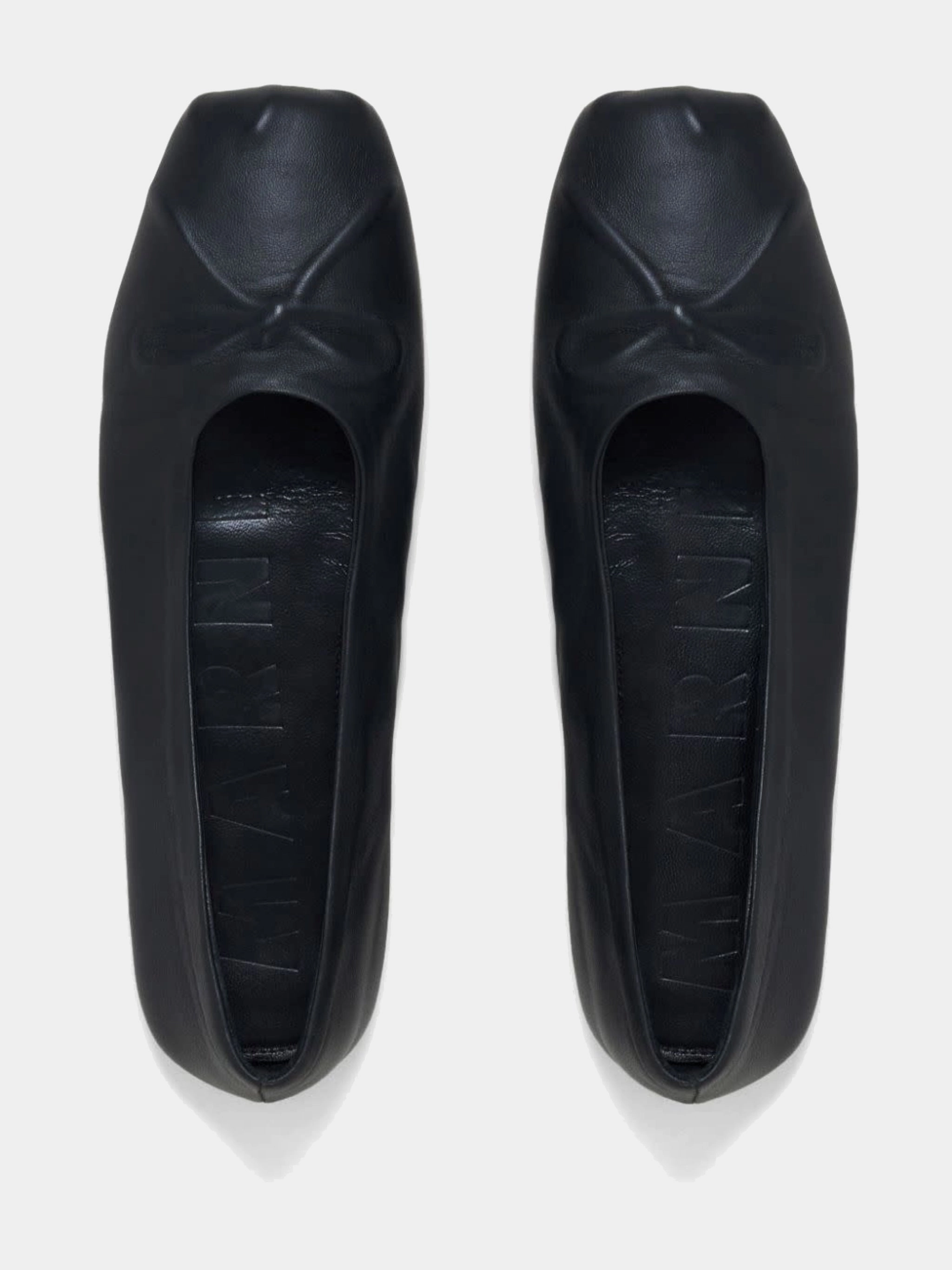 Best Tennis Shoes For Flat Feet And Overpronation MARNI - Women Nappa Leather Seamless Little Bow Ballet Flat