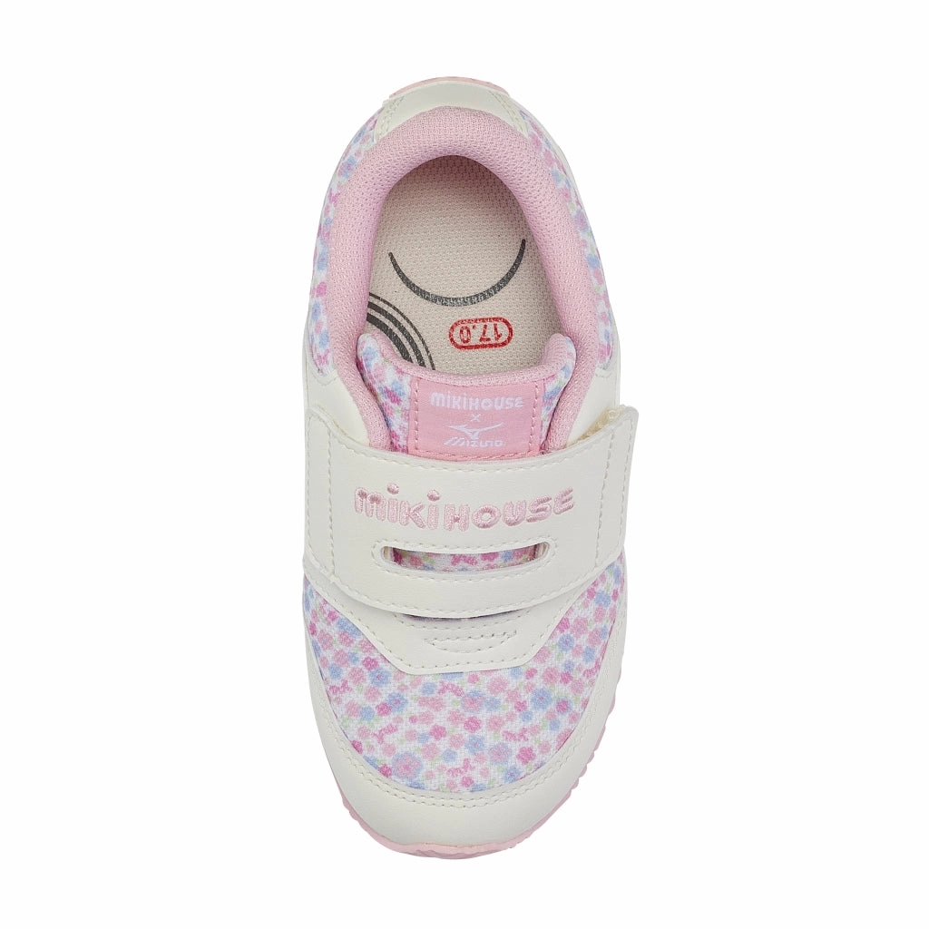 Best Walking Shoes Wide Feet MIKI HOUSE & Mizuno Shoes for Kids - Floral