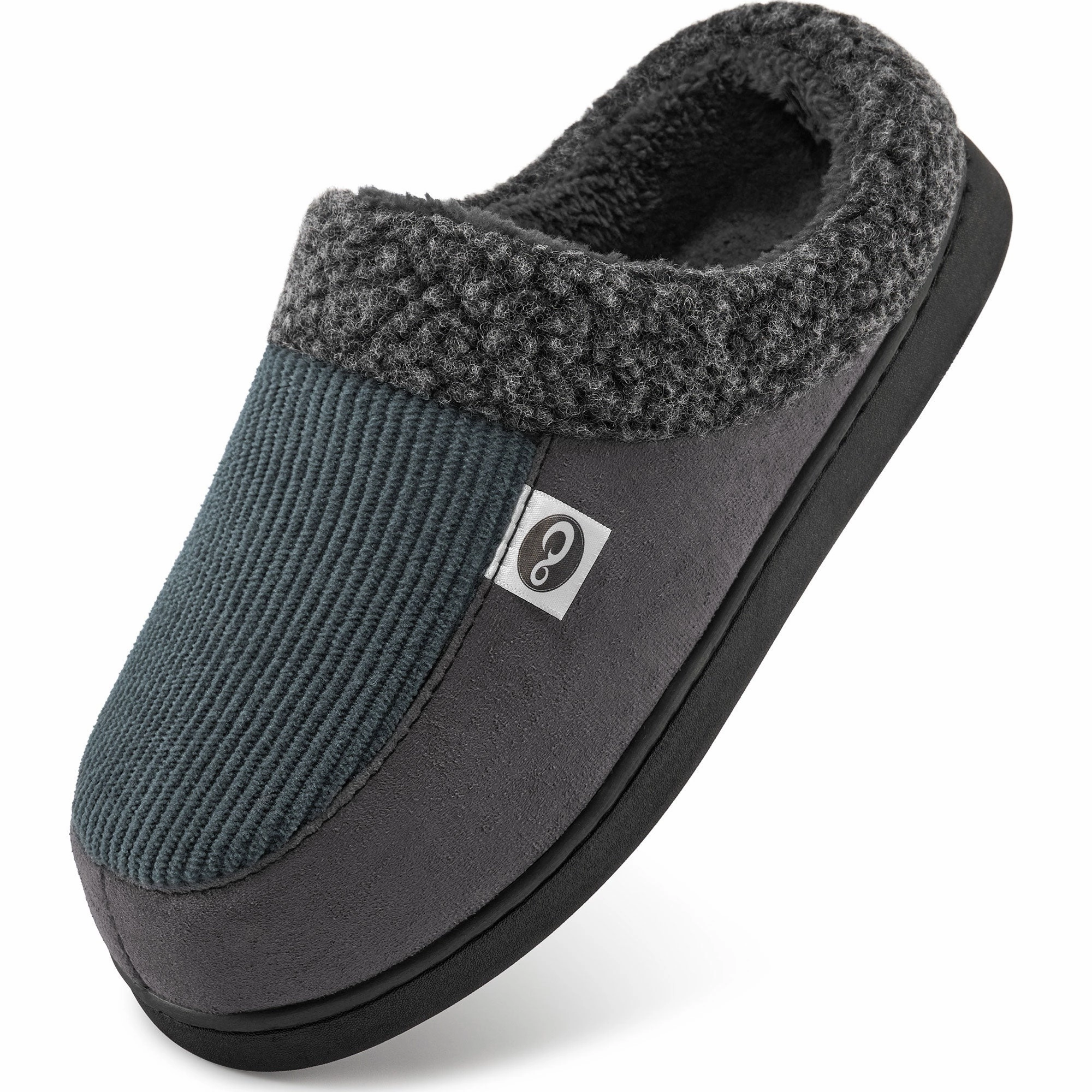 Childrens Robes And Slippers Ablanczoom Mens Slippers: House Shoes Memory Foam Non-Slip Fuzzy Faux Fur Indoor Outdoor Winter Slippers for Men