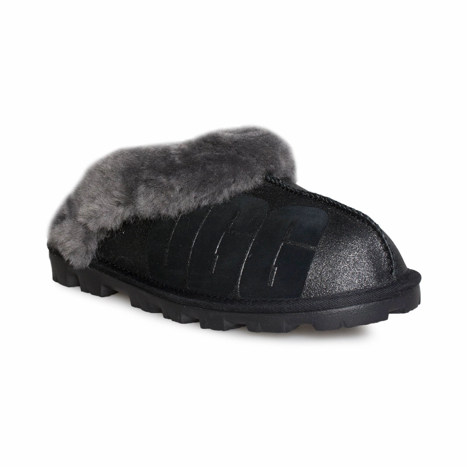 Ballet Slippers Spa New York Ny UGG Coquette Sparkle Black Slippers - Women's