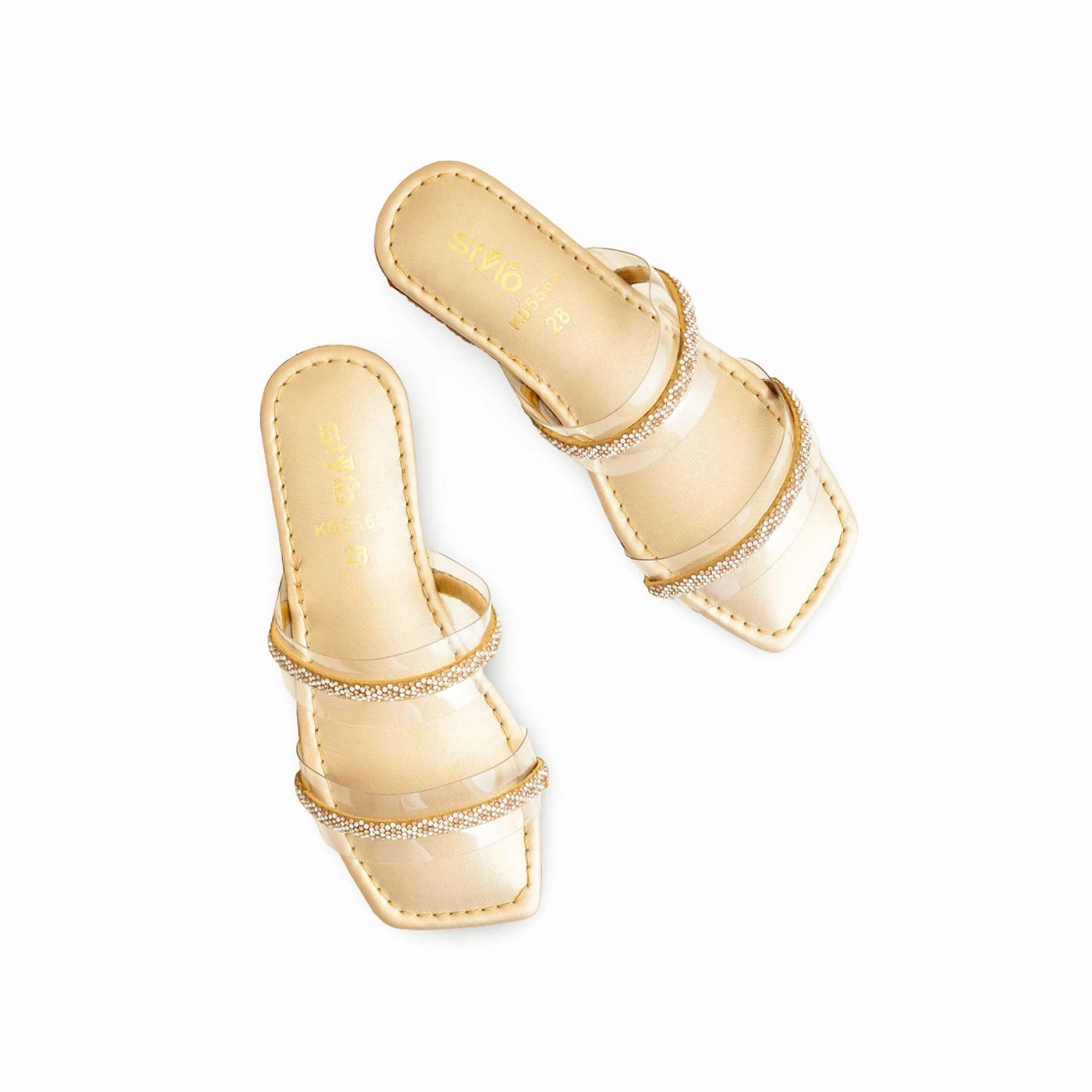 Girls Golden Casual Slipper KD5565 Ernie And Bert Slippers