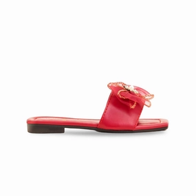 Palace Slippers Girls Red Casual Slipper KD5557