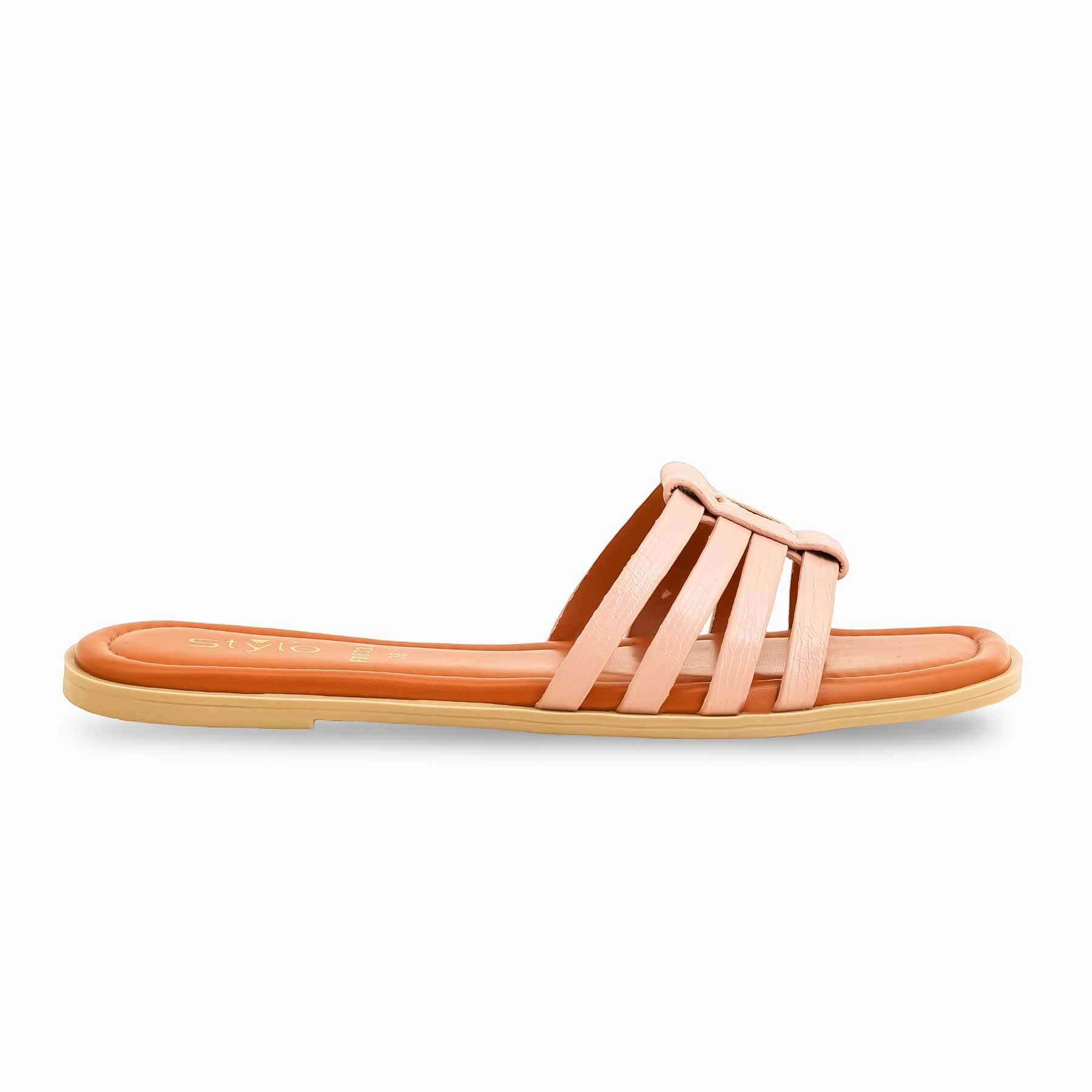 Retro Slides Peach Formal Women Slipper FR8332