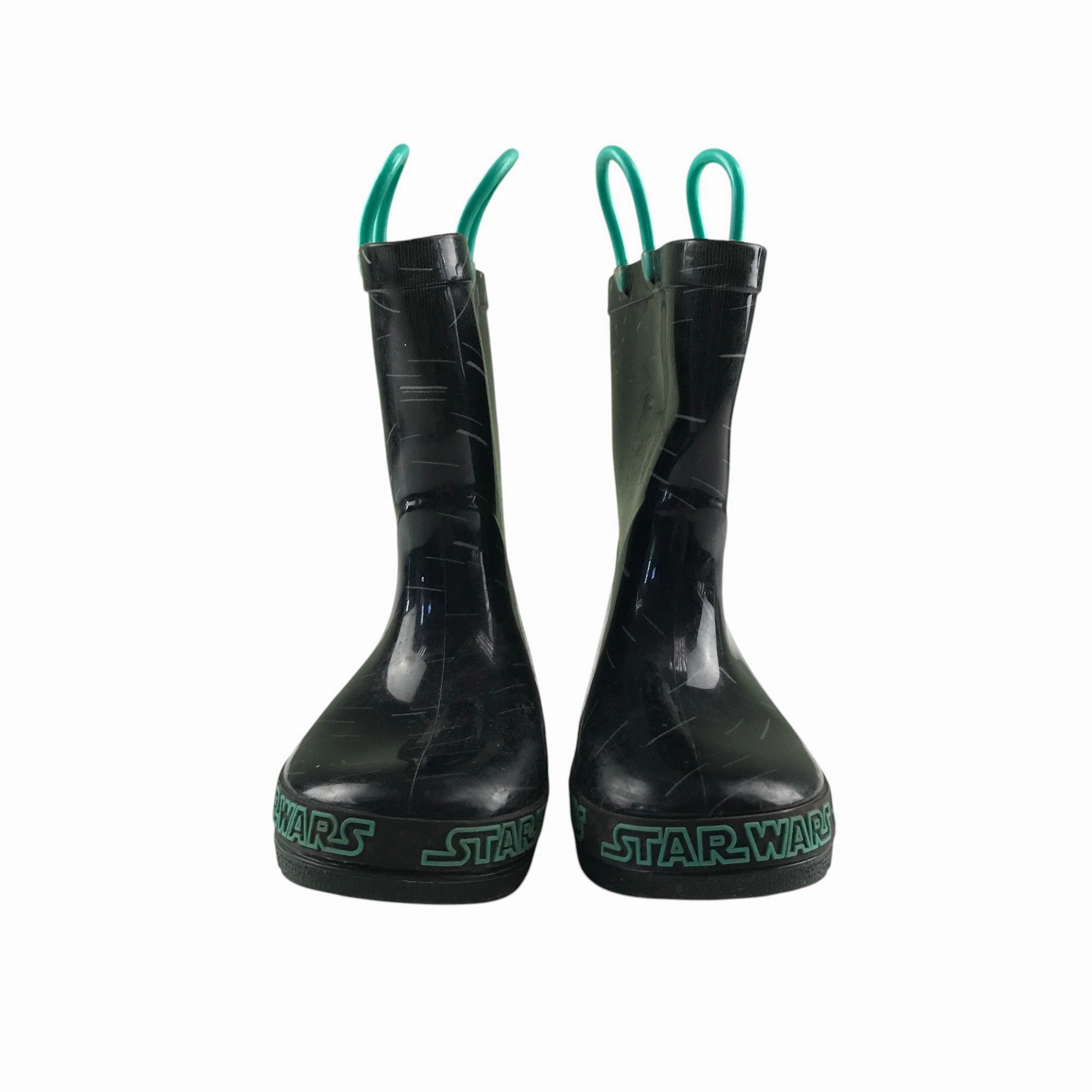 Inverno Double Lined Plastic Mountaineering Boots Wellie boots shoe size 12 junior black Star Wars Stormtrooper graphic calf height