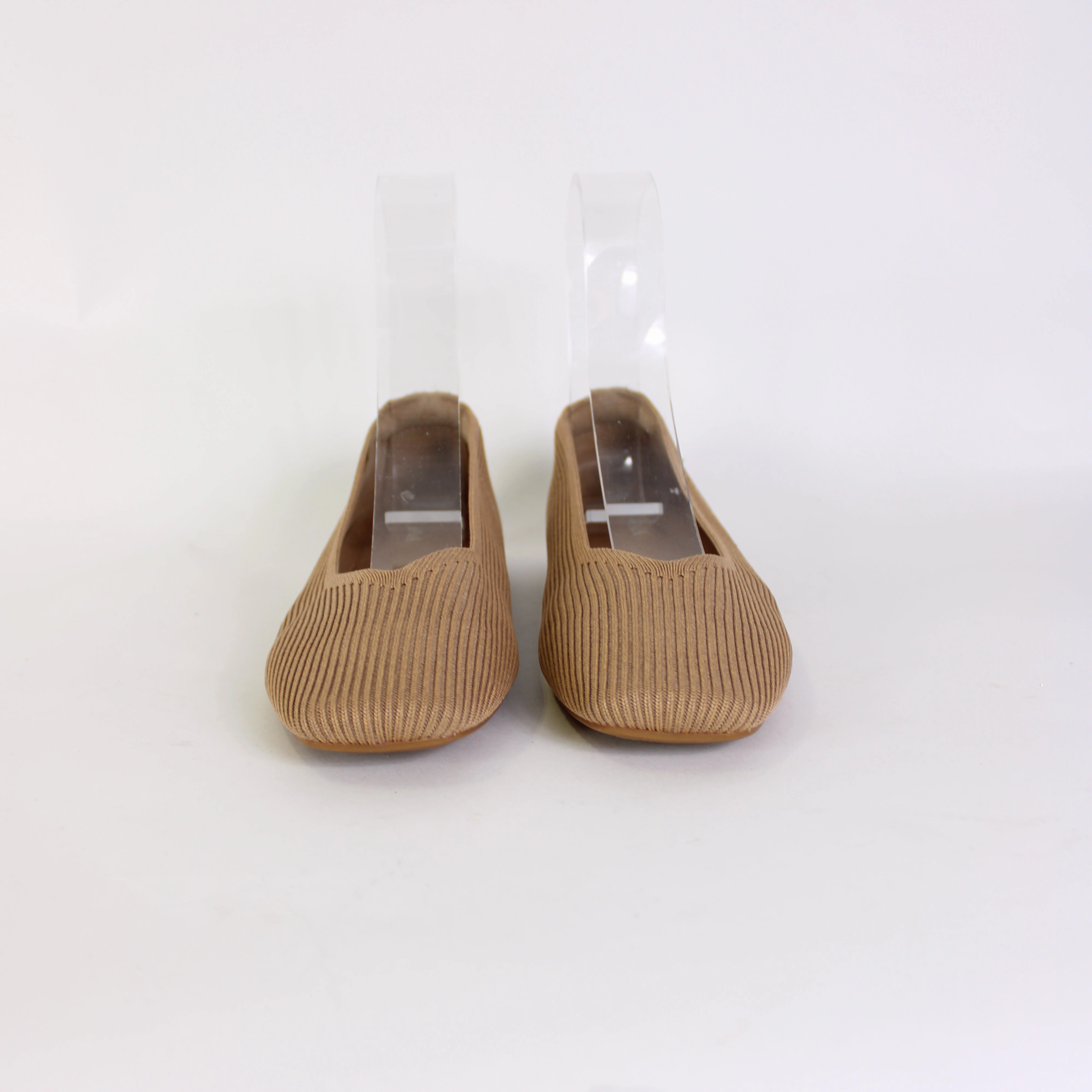 Clear Shoes Flat Vivaia Brown Ballet Flat Shoes