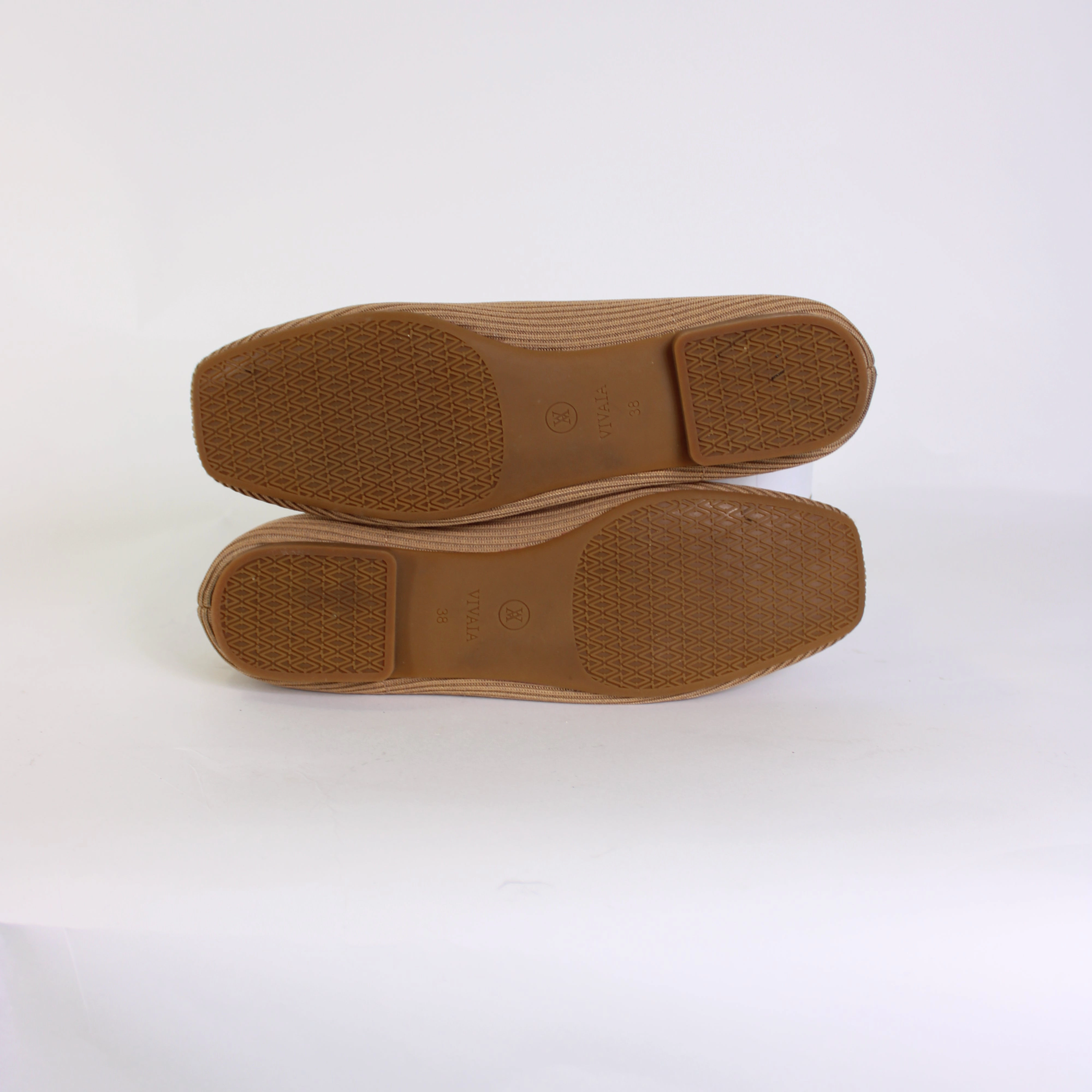 Vivaia Brown Ballet Flat Shoes Blyth Flat Shoes