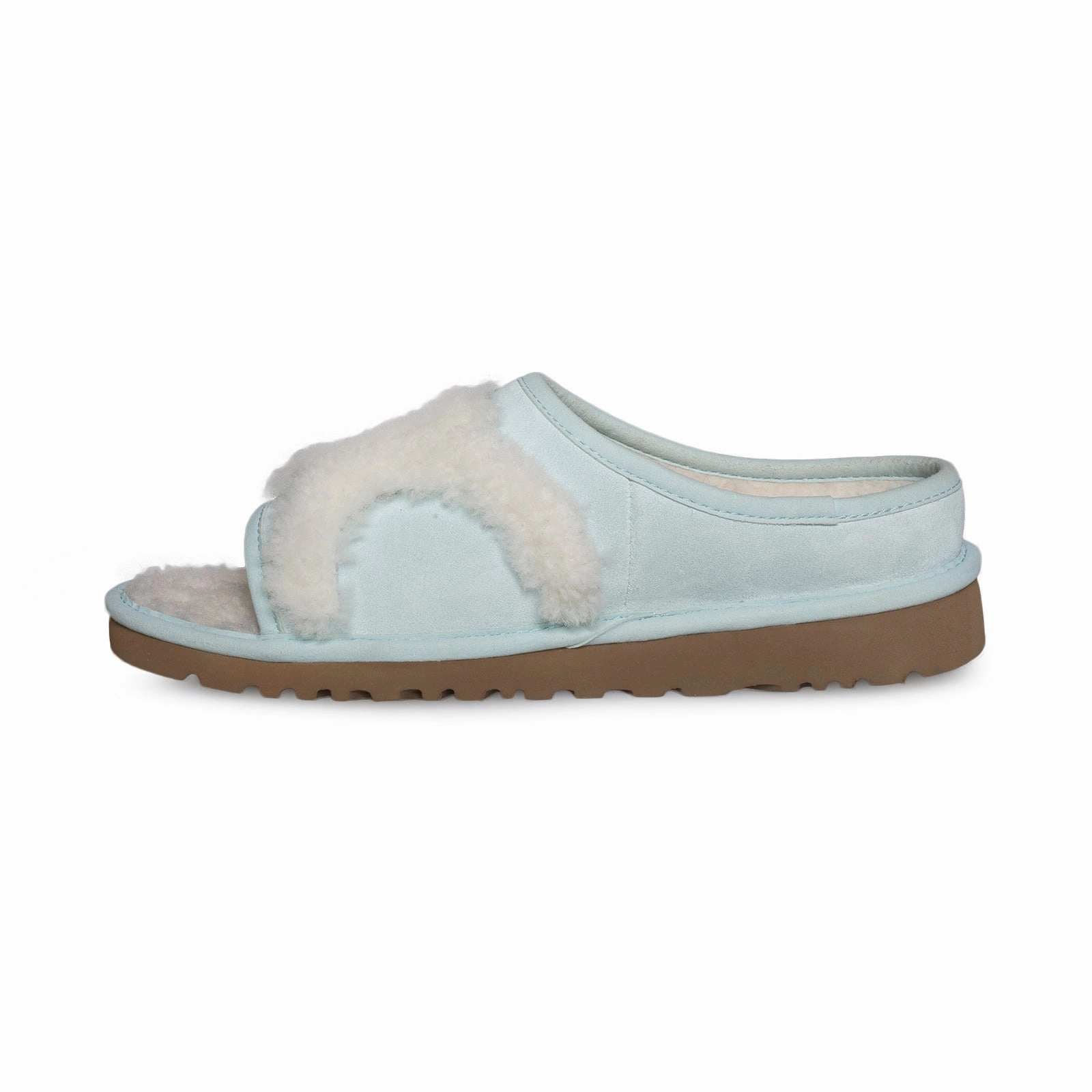 Modern Family Gloria Slippers UGG Slide Aqua Natural Slippers - Women's