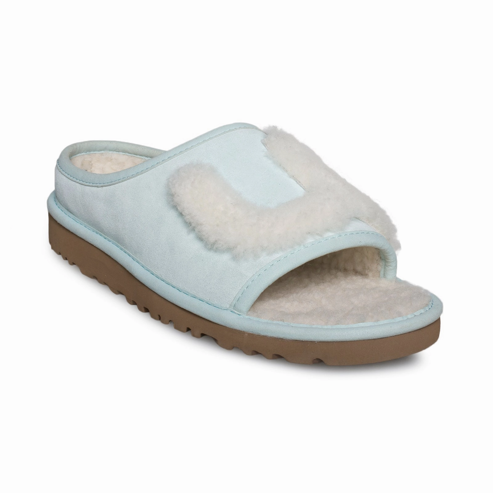 UGG Slide Aqua Natural Slippers - Women's Korean Home Slippers