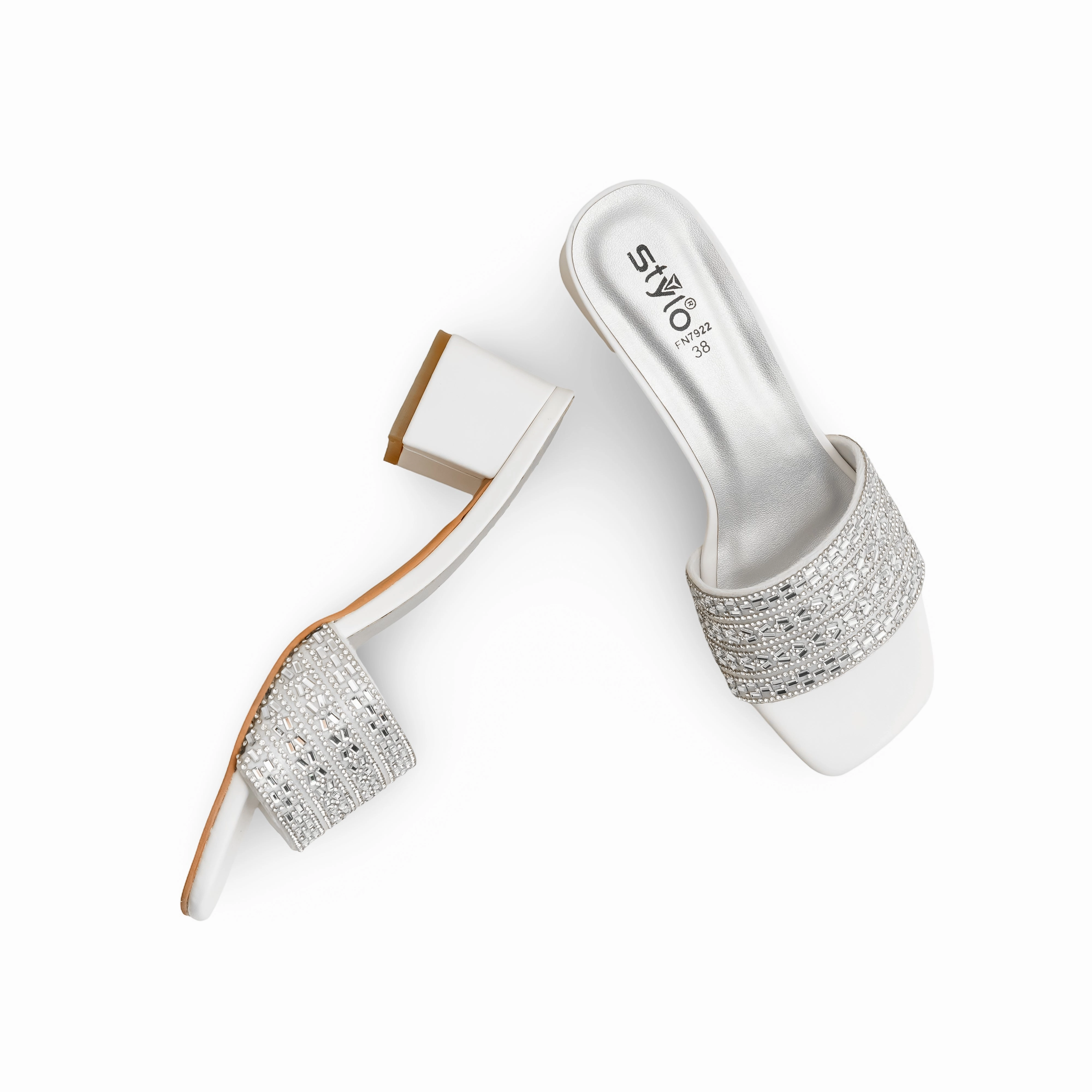 Kappa 222 Banda Slides White Fancy Slipper FN7922