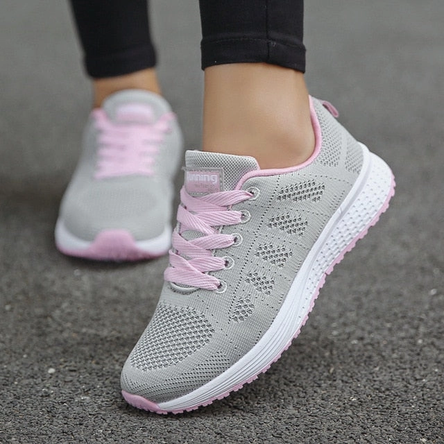 Mary Jane Flat Dance Shoes Women Casual Shoes Fashion Breathable Walking Mesh Flat Shoes Woman White Sneakers Women 2020 Tenis Feminino Female Shoes