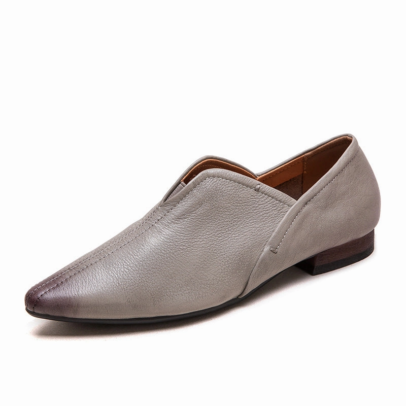 Club C 85 Vintage Casual Shoes Women Minimalism Retro Leather Pointed Toe Casual Shoes