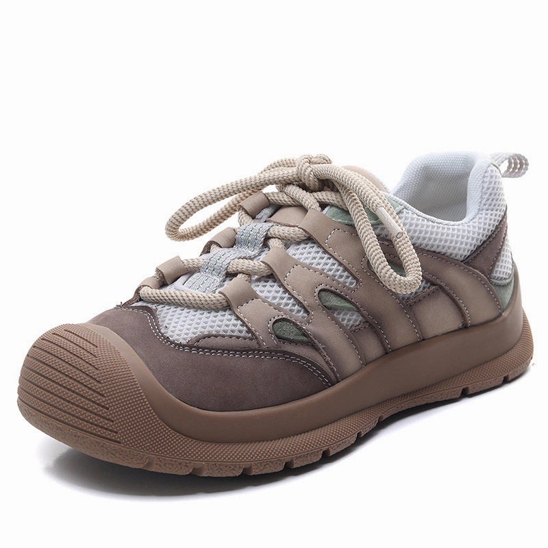 On Cloud Casual Dress Shoes Women's Breathable Mesh Leather Low Top Casual Shoes