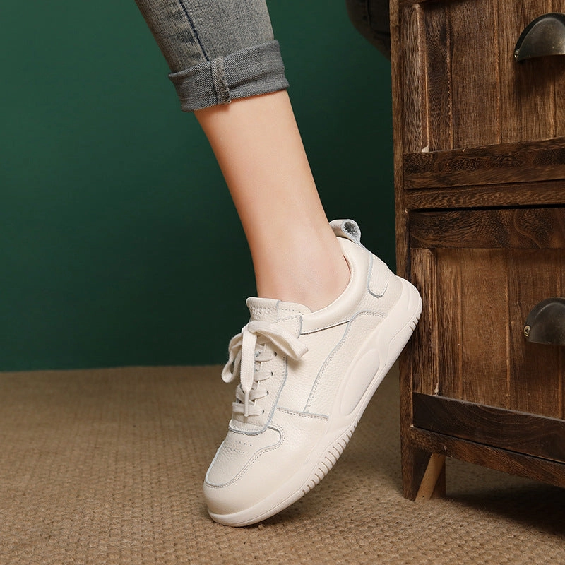 Best Fashion Casual Shoes Women's Fashion Plain Quilted Leather Casual Shoes