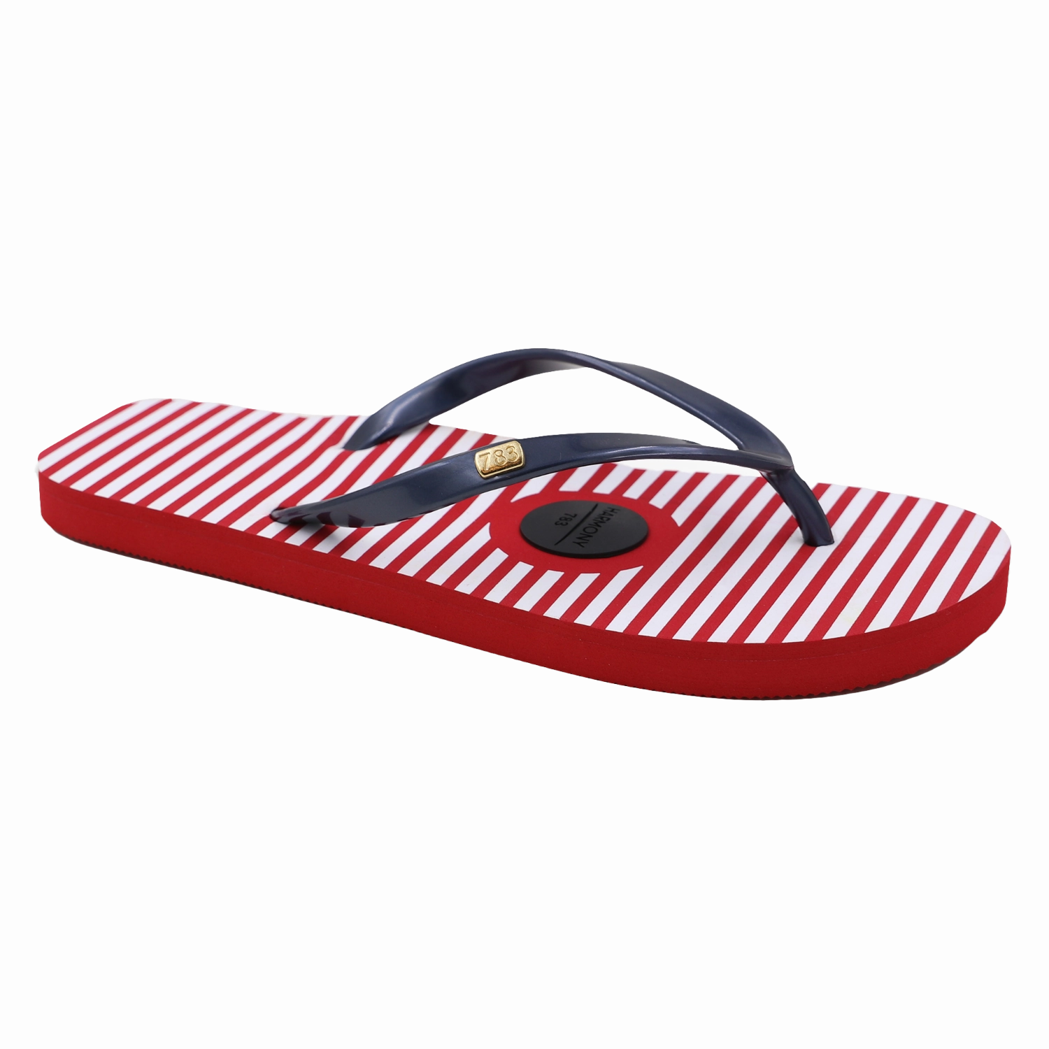 Best Shoes For Walking With Plantar Fasciitis Women's Plug Flip Flop  Red, White, & Blue