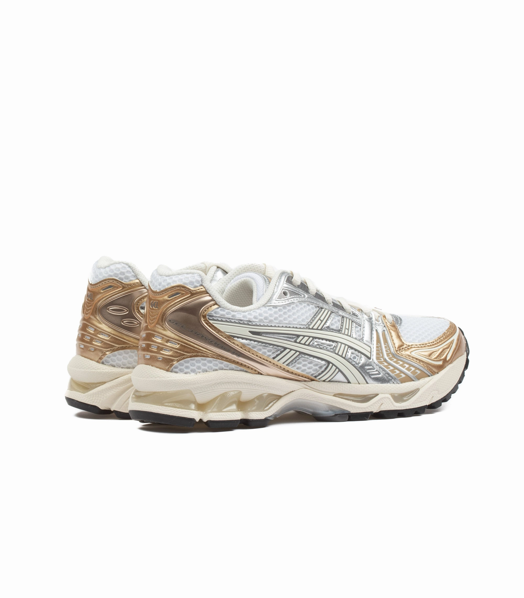 Asics Gel-Kayano 14 Vintage White Cream Gold Asics Gel Nimbus 21 Running Shoe
