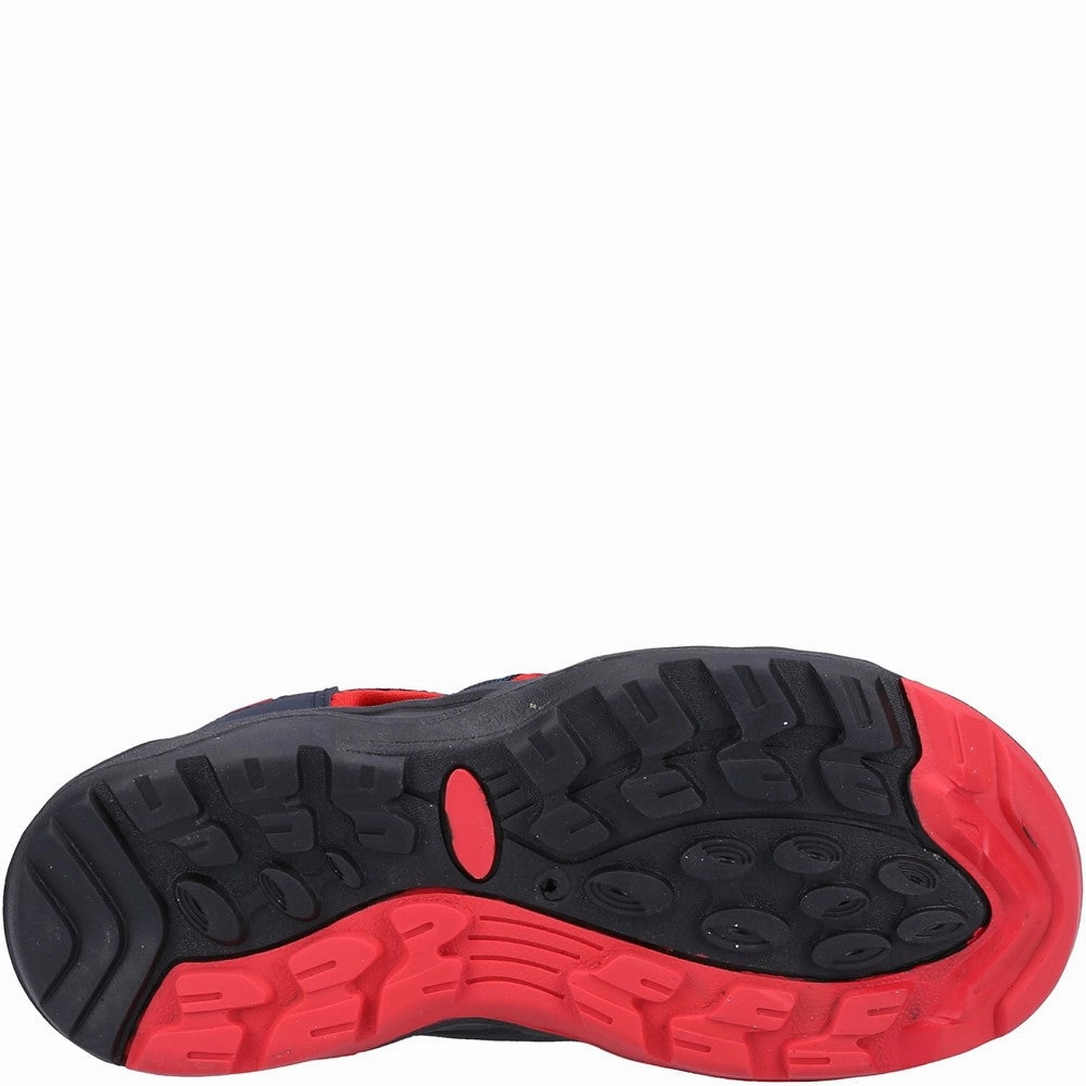 Junior Marshfield Recycled Sandals Navy/Red Best Walking Shoes Under 80$